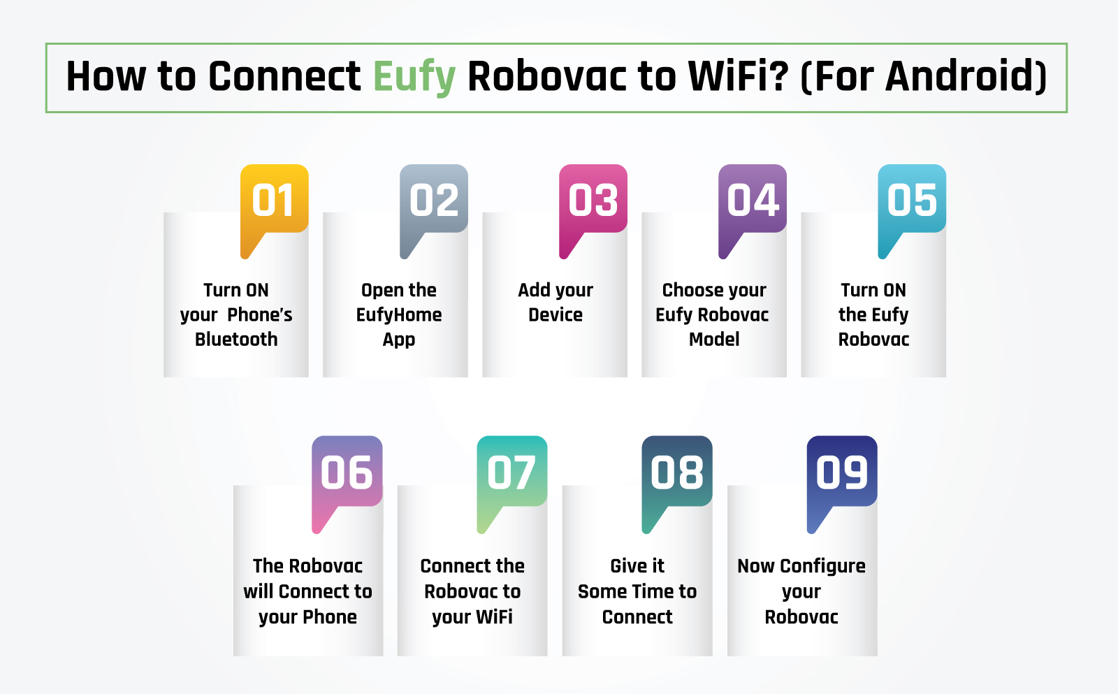 Connect Eufy Robovac to WiFi (For-Android)