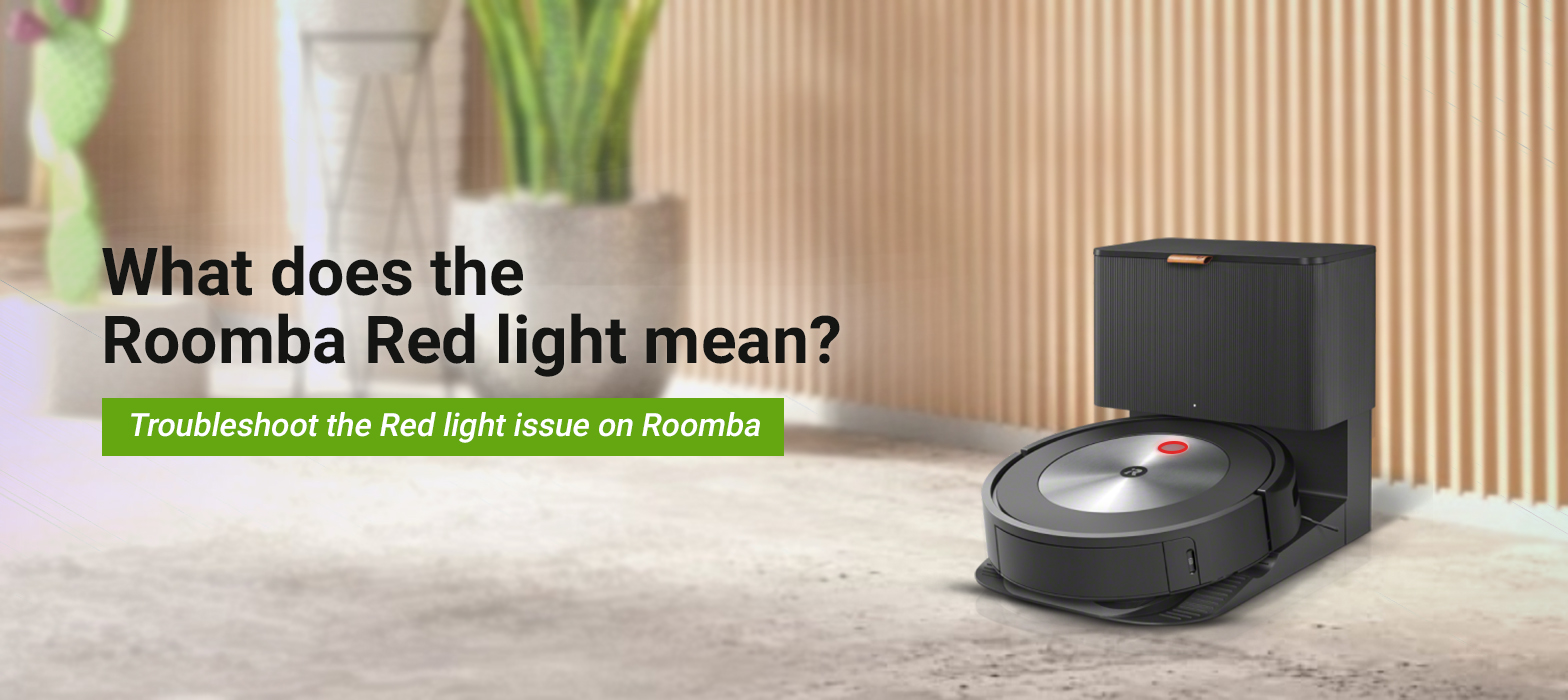What does the roomba red light mean