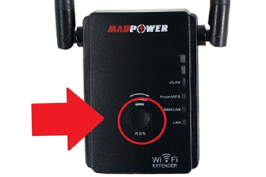 Madpower WiFi Extender Setup Via the WPS Button