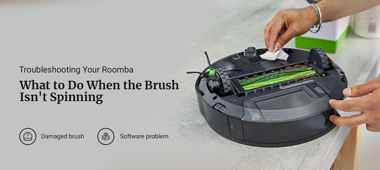 Roomba Brush Not Spinning. How to Fix It