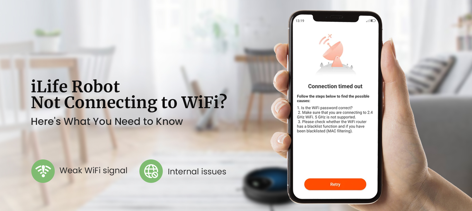 How to Fix iLife Robot Not Connecting to WiFi