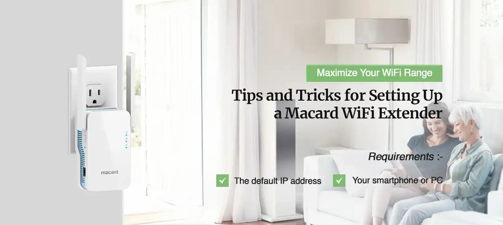 How to Setup Macard WiFi Extender